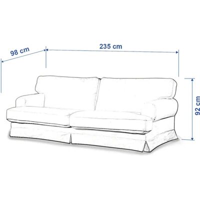 IKEA - Ekeskog - Grau - 235 cm - Sofa-Bezug IKEA - Ekeskog - Grau - 235 cm - Sofa-Bezug