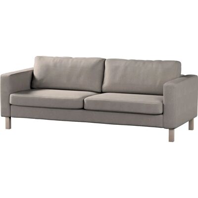 Dekoria Sofabezug für Karlstad - Beige & Grau, 224x89 cm Dekoria Sofabezug für Karlstad - Beige & Grau, 224x89 cm