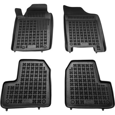 Alfombrillas Rezaw-Plast - A medida para Peugeot 206 (1998-2012) - Goma delantero y trasero Alfombrillas Rezaw-Plast - A medida para Peugeot 206 (1998-2012) - Goma delantero y trasero