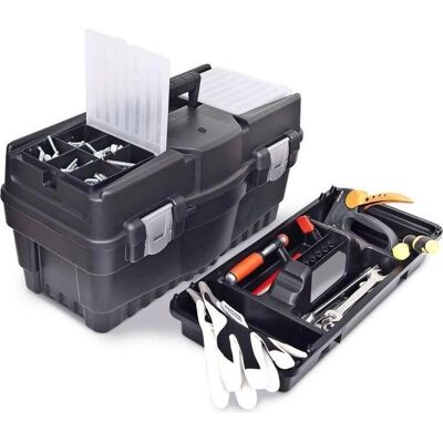URBN Living Großer Kunststoff-Toolkoffer - Werkzeugkoffer URBN Living Großer Kunststoff-Toolkoffer - Werkzeugkoffer
