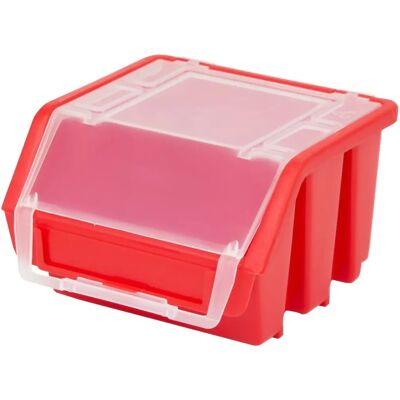 Patrol Boîte empilable rouge avec couvercle - Boîte de rangement - Publicité Patrol Boîte empilable rouge avec couvercle - Boîte de rangement - Publicité