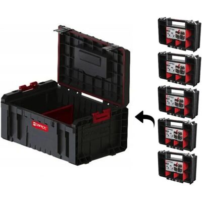 Q Bricks QBRICK SYSTEM PRO Zestaw narzędzi 2.0 - Trwały, Modułowy, 5 Organizerów Q Bricks QBRICK SYSTEM PRO Zestaw narzędzi 2.0 - Trwały, Modułowy, 5 Organizerów
