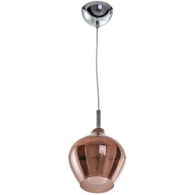Azzardo Amber Milano Modelo AZ3077 Cobre/Cromado Lámpara Colgante Azzardo Amber Milano Modelo AZ3077 Cobre/Cromado Lámpara Colgante