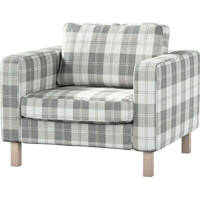 Dekoria IKEA Karlstad Bezug - Grau / Schwarz Dekoria IKEA Karlstad Bezug - Grau / Schwarz