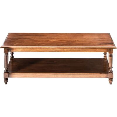 Dekoria Braune Charlie Couchtisch - Englischer Stil 110x60x40cm Dekoria Braune Charlie Couchtisch - Englischer Stil 110x60x40cm