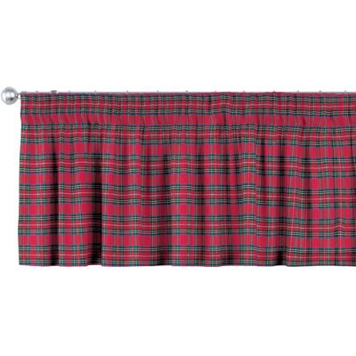 Dekoria Lambrequin Vorhang - Rot/Burgund - 130x40cm - Lambrequin Vorhang Dekoria Lambrequin Vorhang - Rot/Burgund - 130x40cm - Lambrequin Vorhang