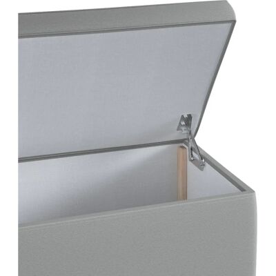 Szara Skrzynia na Przechowywanie Dekoria - 90x40x40cm - Wielofunkcyjny Mebel Szara Skrzynia na Przechowywanie Dekoria - 90x40x40cm - Wielofunkcyjny Mebel