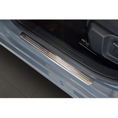 AVISA Soglie Porta in Acciaio Inox - Opel Corsa F - Set di 4 AVISA Soglie Porta in Acciaio Inox - Opel Corsa F - Set di 4