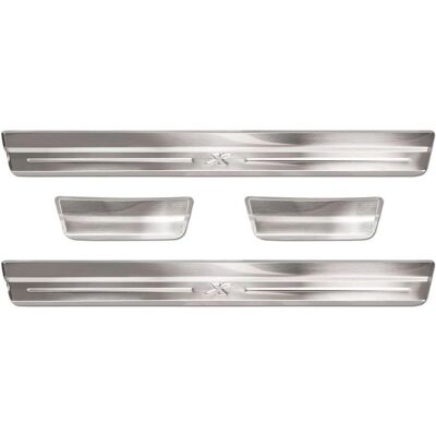 AVISA Roestvrijstalen deurdrempelbeschermers voor Toyota Aygo X - 4 stuks AVISA Roestvrijstalen deurdrempelbeschermers voor Toyota Aygo X - 4 stuks