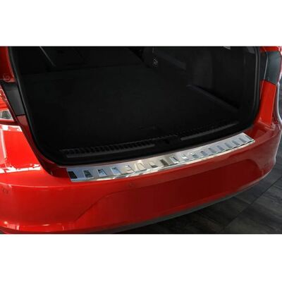 Avisa Protezione paraurti posteriore in acciaio inox - Seat Leon 5F ST 2013 Avisa Protezione paraurti posteriore in acciaio inox - Seat Leon 5F ST 2013