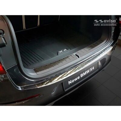 Aristar BMW X4 G02 - Acero inoxidable cepillado - Protector de paragolpes trasero Aristar BMW X4 G02 - Acero inoxidable cepillado - Protector de paragolpes trasero