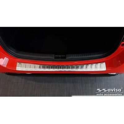 Avisa Bande de protection en acier inoxydable pour pare-chocs arrière - Toyota Yaris 2020 Avisa Bande de protection en acier inoxydable pour pare-chocs arrière - Toyota Yaris 2020