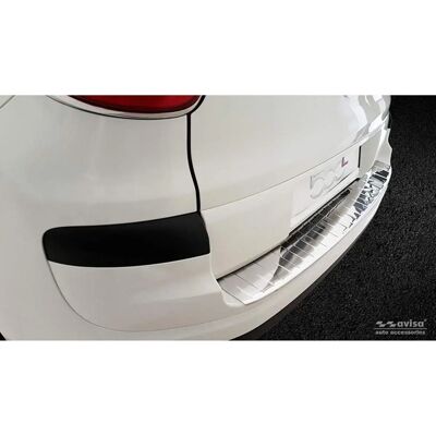 Protections de pare-chocs arrière en acier inoxydable pour Fiat 500L - 2017 Facelift Protections de pare-chocs arrière en acier inoxydable pour Fiat 500L - 2017 Facelift