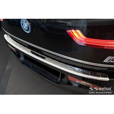 Ochrana zadního nárazníku BMW i3 (i01) - Nerezová ocel, Snadná instalace Ochrana zadního nárazníku BMW i3 (i01) - Nerezová ocel, Snadná instalace
