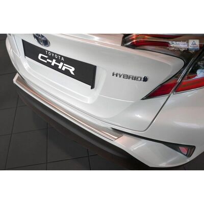 AutoStyle Toyota C-HR 2016 - acciaio inossidabile - parte superiore paraurti posteriore - nastro 3M - Protezione paraurti posteriore AutoStyle Toyota C-HR 2016 - acciaio inossidabile - parte superiore paraurti posteriore - nastro 3M - Protezione paraurti posteriore