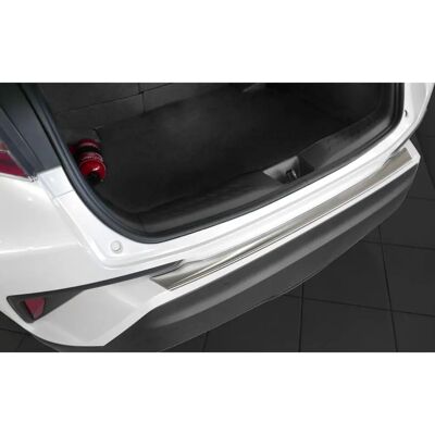AutoStyle Toyota C-HR 2016 - acciaio inossidabile - parte superiore paraurti posteriore - nastro 3M - Protezione paraurti posteriore AutoStyle Toyota C-HR 2016 - acciaio inossidabile - parte superiore paraurti posteriore - nastro 3M - Protezione paraurti posteriore