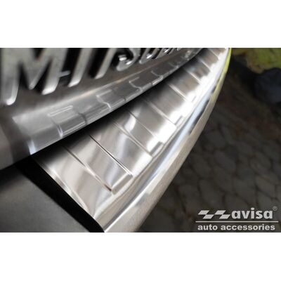Avisa Edelstahl Stoßfängerschutz - Mitsubishi Outlander II, Peugeot 4007 - Schutz gegen Abnutzung Avisa Edelstahl Stoßfängerschutz - Mitsubishi Outlander II, Peugeot 4007 - Schutz gegen Abnutzung