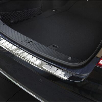 Avisa Mercedes E-Klasse W212 Silber Edelstahl Heckstoßstangenschutz - Karosserieschutz Avisa Mercedes E-Klasse W212 Silber Edelstahl Heckstoßstangenschutz - Karosserieschutz