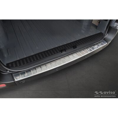 Protection de pare-chocs arrière en acier inoxydable - Ribs - Opel Movano, Renault Master III Protection de pare-chocs arrière en acier inoxydable - Ribs - Opel Movano, Renault Master III