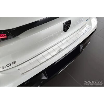 Avisa Protezione Paraurti Posteriore in Acciaio Inox per Peugeot 308 III 2021 Avisa Protezione Paraurti Posteriore in Acciaio Inox per Peugeot 308 III 2021
