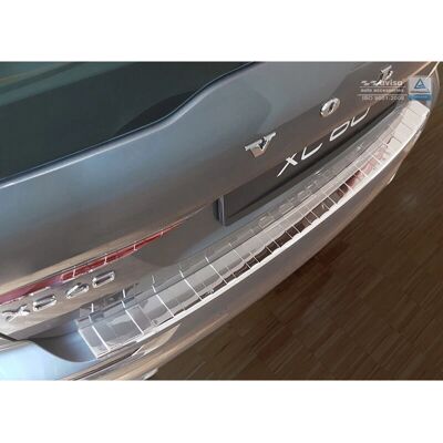AVISA Volvo XC60 II 2017 - Protezione cromata in acciaio per paraurti posteriore AVISA Volvo XC60 II 2017 - Protezione cromata in acciaio per paraurti posteriore
