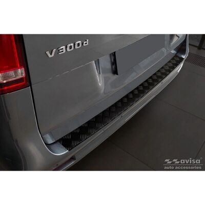 Mercedes-Benz Vito & V-Class Protector de Parachoques Trasero de Aluminio Mate - Protector de Parachoques Trasero Mercedes-Benz Vito & V-Class Protector de Parachoques Trasero de Aluminio Mate - Protector de Parachoques Trasero