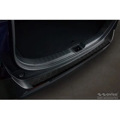 AVISA - RBP-AL-BK - Black Matte Aluminum - RAV4/Across 2018-2020 - protector de parachoques trasero AVISA - RBP-AL-BK - Black Matte Aluminum - RAV4/Across 2018-2020 - protector de parachoques trasero