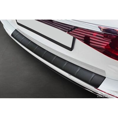 AVISA Modèle - Protection pare-chocs arrière - Acier inoxydable, noir mat - Accessoire voiture AVISA Modèle - Protection pare-chocs arrière - Acier inoxydable, noir mat - Accessoire voiture