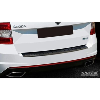 Skoda Octavia RS Roestvrij Staal Achterbumperbeschermer Skoda Octavia RS Roestvrij Staal Achterbumperbeschermer