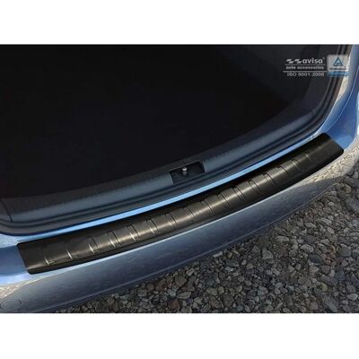 Protezione paraurti posteriore Avisa Acciaio inox nero VW Touran II 2010-2015 Protezione paraurti posteriore Avisa Acciaio inox nero VW Touran II 2010-2015