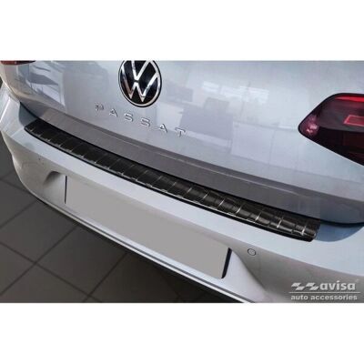 AVISA - Rear Bumper Protector - Stainless Steel - Black - Car Accessory AVISA - Rear Bumper Protector - Stainless Steel - Black - Car Accessory