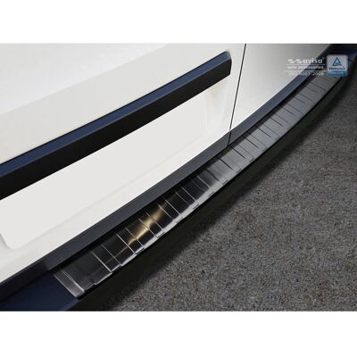 AVISA - Volkswagen Crafter TGE - Černá - Nerezová ocel - Ochrana zadního nárazníku AVISA - Volkswagen Crafter TGE - Černá - Nerezová ocel - Ochrana zadního nárazníku