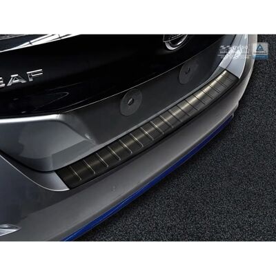 Avisa Nissan Leaf II Paraurti Posteriore Acciaio Inossidabile Nero - Protezione Avisa Nissan Leaf II Paraurti Posteriore Acciaio Inossidabile Nero - Protezione