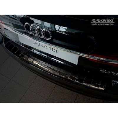 Audi A6 (C8) Avant 2018 - Stainless Steel Rear Bumper Protector Audi A6 (C8) Avant 2018 - Stainless Steel Rear Bumper Protector