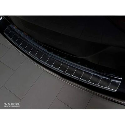 Opel Zafira C Tourer - Costillas - Protector de Parachoques Trasero en Acero Inoxidable Negro Opel Zafira C Tourer - Costillas - Protector de Parachoques Trasero en Acero Inoxidable Negro