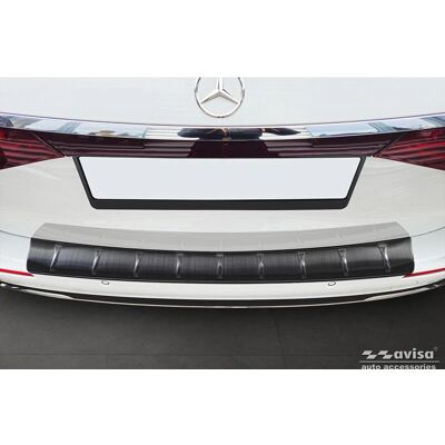 AVISA Mercedes E-Class S214 Rear Bumper Protector - Black Stainless Steel AVISA Mercedes E-Class S214 Rear Bumper Protector - Black Stainless Steel