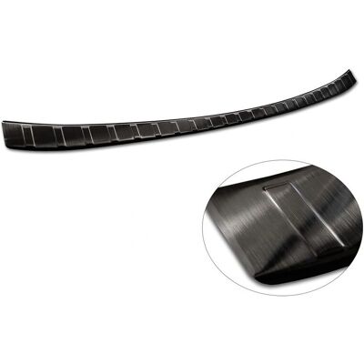 AVISA Black Stainless Steel Rear Bumper Protector - Car Bumper Protector AVISA Black Stainless Steel Rear Bumper Protector - Car Bumper Protector
