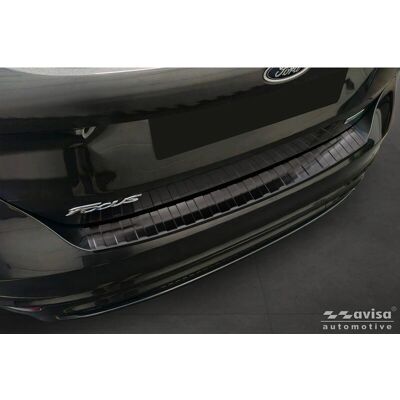AVISA Rear Bumper Protector - Stainless Steel Black for Ford Focus & Fiesta AVISA Rear Bumper Protector - Stainless Steel Black for Ford Focus & Fiesta