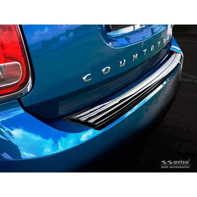 Protection de Pare-chocs Arrière en Acier Inoxydable pour Mini Countryman R60 FL 2014-2016 - Bouclier arrière Protection de Pare-chocs Arrière en Acier Inoxydable pour Mini Countryman R60 FL 2014-2016 - Bouclier arrière