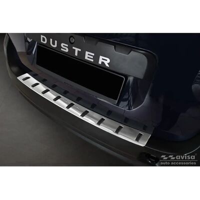 AVISA Protecteur de pare-chocs arrière pour Dacia Duster - Acier inoxydable AVISA Protecteur de pare-chocs arrière pour Dacia Duster - Acier inoxydable