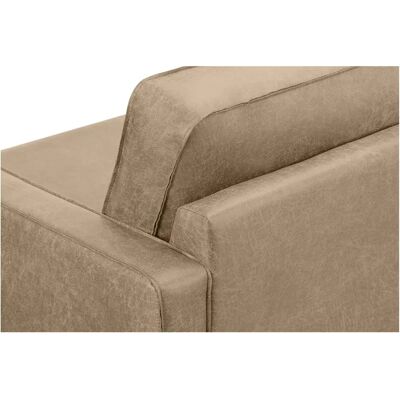 KONSIMO Einzelsofa beige - Moderner Loft Stil Polstermöbel KONSIMO Einzelsofa beige - Moderner Loft Stil Polstermöbel