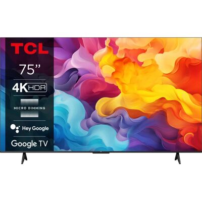 TCL P655 75 tuuman 4K Ultra HD älytelevisio Wi-Fi musta TCL P655 75 tuuman 4K Ultra HD älytelevisio Wi-Fi musta