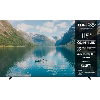TCL 115C7K 4K UHD Smart TV - Zwart TCL 115C7K 4K UHD Smart TV - Zwart