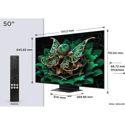 TCL 50C7K 4K Ultra HD Smart TV - 50 Zoll TCL 50C7K 4K Ultra HD Smart TV - 50 Zoll