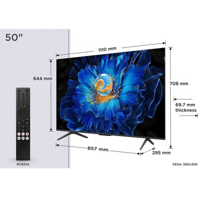 TCL - 50C6KS - 50" 4K QD-MINI LED - TV TCL - 50C6KS - 50" 4K QD-MINI LED - TV