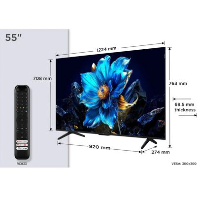 TCL 55P7K QLED 55" 4K Ultra HD Smart TV TCL 55P7K QLED 55" 4K Ultra HD Smart TV