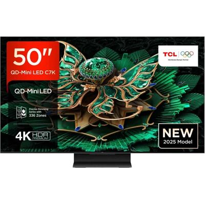 TCL 50C7K-UK 4K Ultra HD Smart TV - 50 inch - Black TCL 50C7K-UK 4K Ultra HD Smart TV - 50 inch - Black