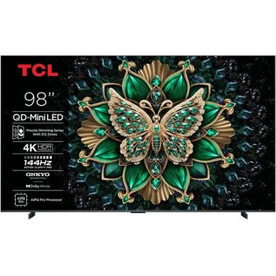 TCL Svart 98" C6K 4K Ultra HD Smart TV - TV TCL Svart 98" C6K 4K Ultra HD Smart TV - TV