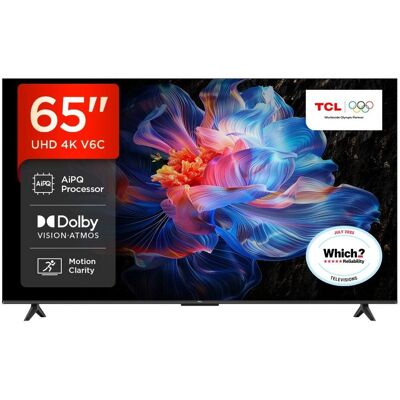 TCL 65V6C-UK 4K TV with Google TV & Dolby Atmos TCL 65V6C-UK 4K TV with Google TV & Dolby Atmos