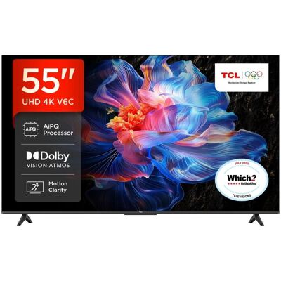 TCL 55V6C - 55" 4K Ultra HD Smart TV - Google, Dolby Atmos TCL 55V6C - 55" 4K Ultra HD Smart TV - Google, Dolby Atmos